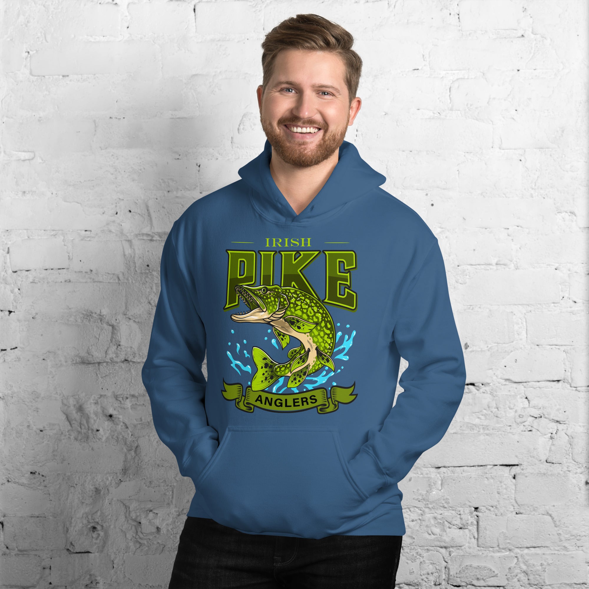 Pike fishing hoodie hotsell